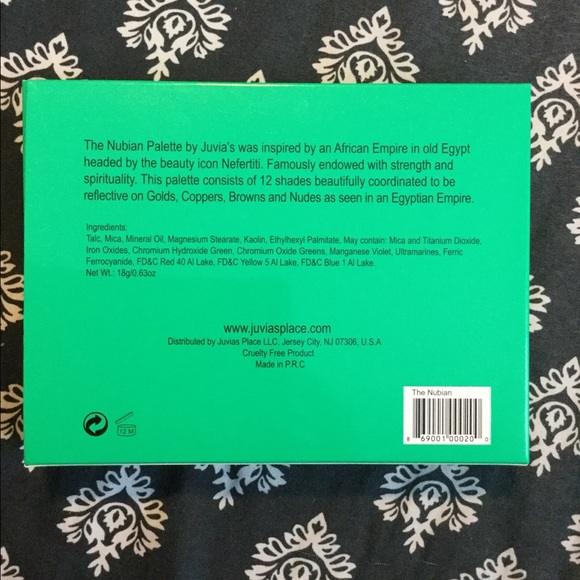 The Nubian Eyeshadow Palette By Juvia’s - SOLD - Picture 2 of 3